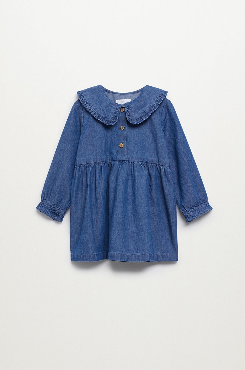 Mango Kids Детска памучна рокля LYDIA - Pepit.bg