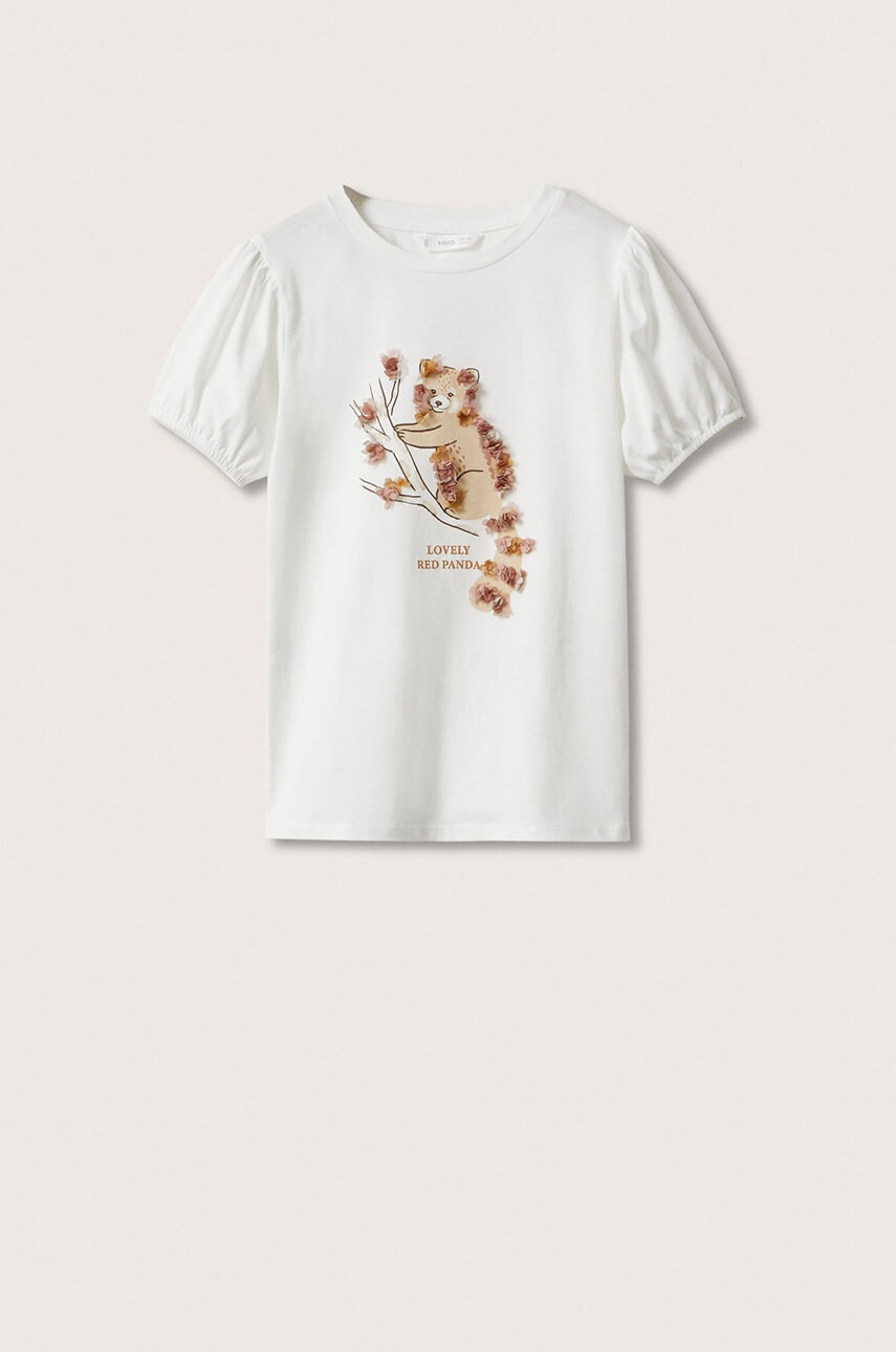Mango Kids Детска памучна тениска - Pepit.bg