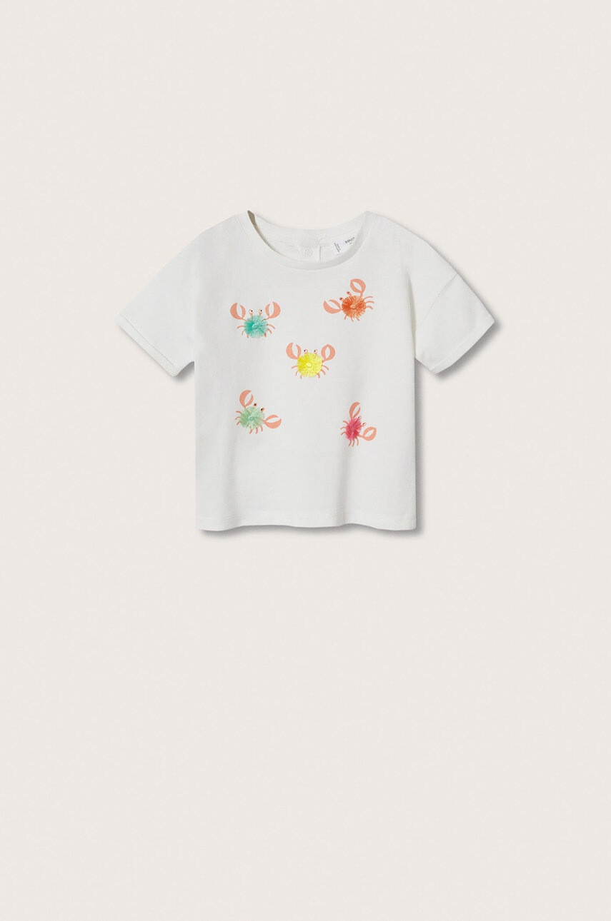 Mango Kids Детска памучна тениска August - Pepit.bg