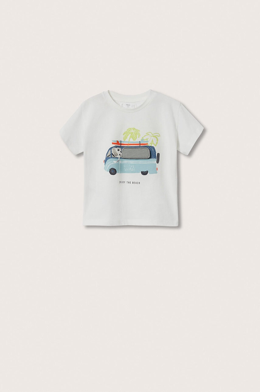 Mango Kids Детска памучна тениска Club - Pepit.bg