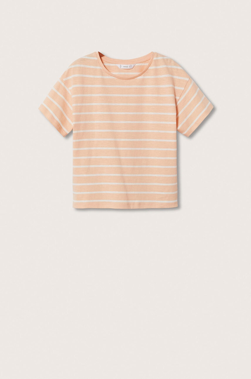 Mango Kids Детска памучна тениска Flame - Pepit.bg