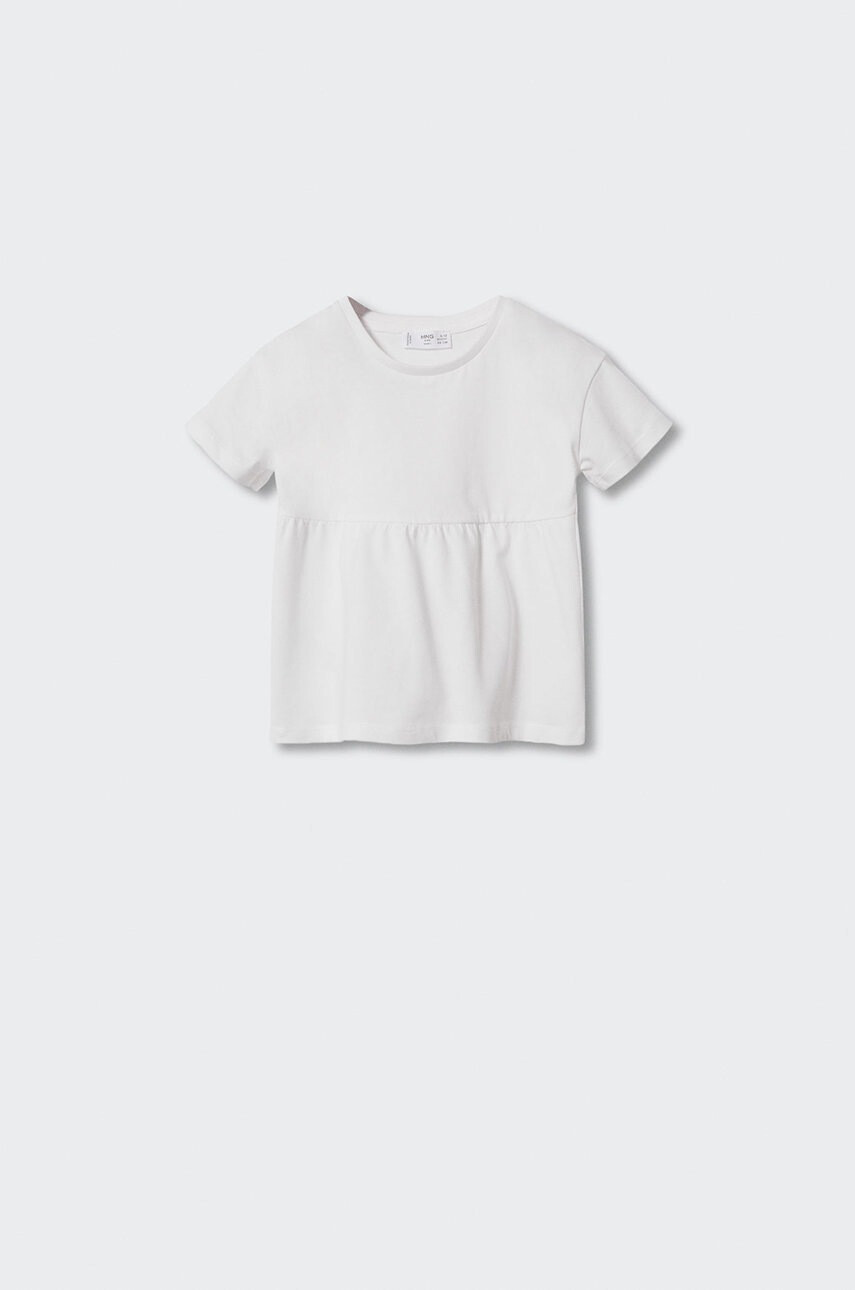 Mango Kids Детска памучна тениска Isa - Pepit.bg