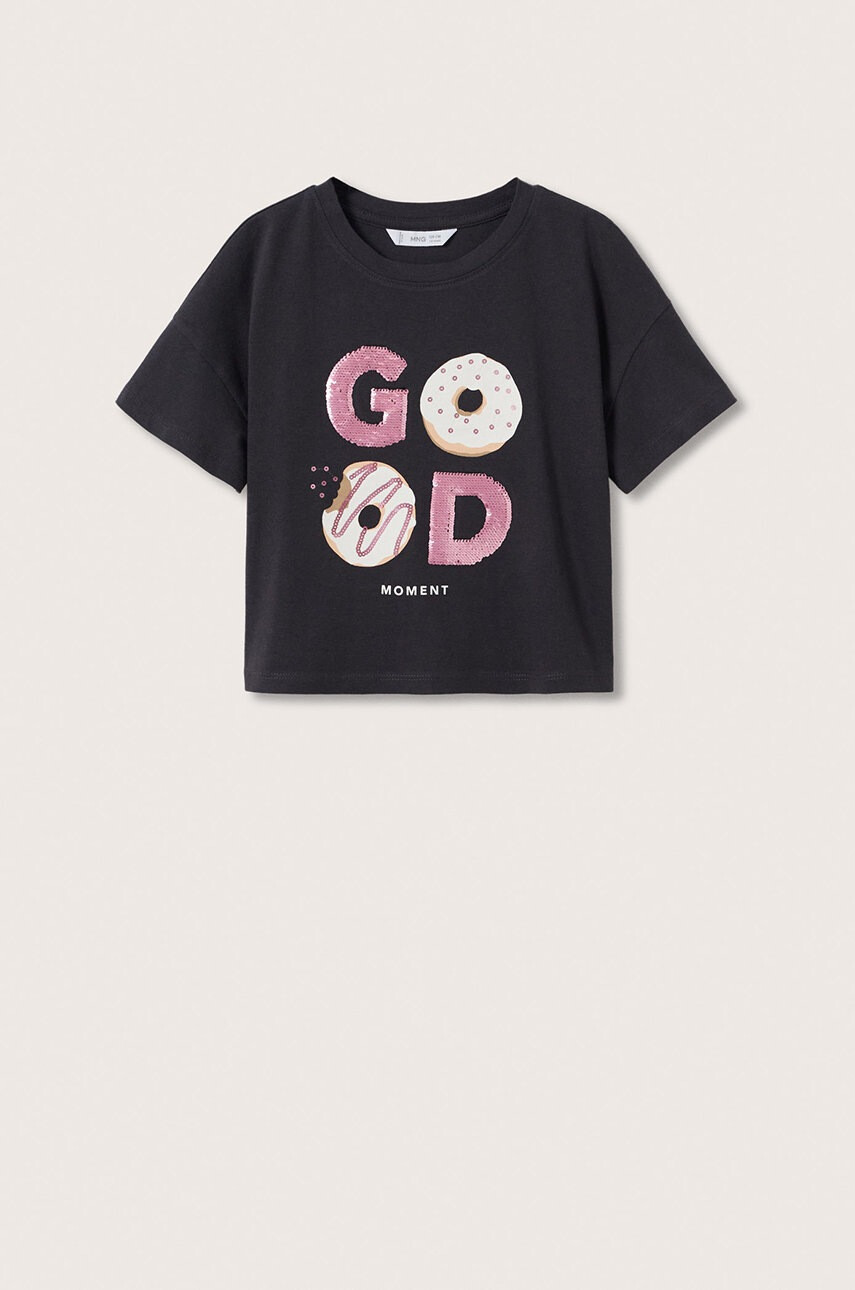 Mango Kids Детска памучна тениска Lolly - Pepit.bg