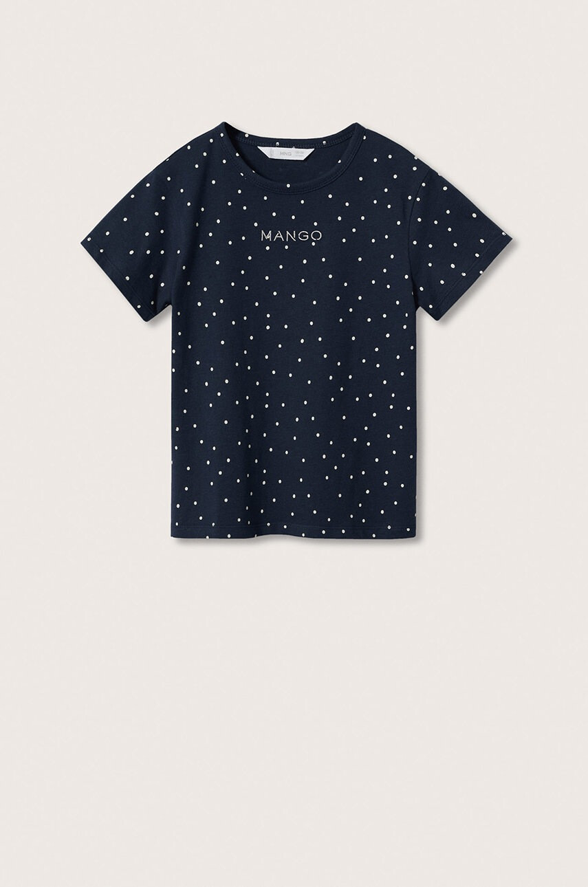 Mango Kids Детска памучна тениска Mangofis-h - Pepit.bg