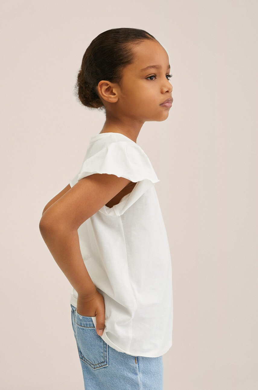 Mango Kids Детска памучна тениска Soft - Pepit.bg