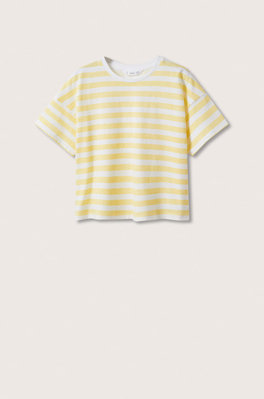 Mango Kids Детска памучна тениска Summer - Pepit.bg