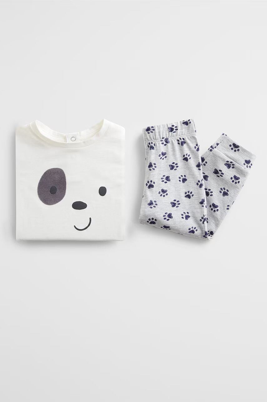 Mango Kids Детска пижама Dog 80-104 cm - Pepit.bg