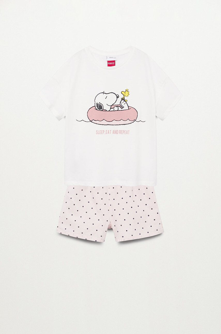 Mango Kids Детска пижама SNOOPY - Pepit.bg