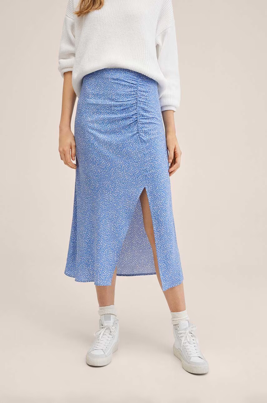Mango Kids Детска пола Blau - Pepit.bg