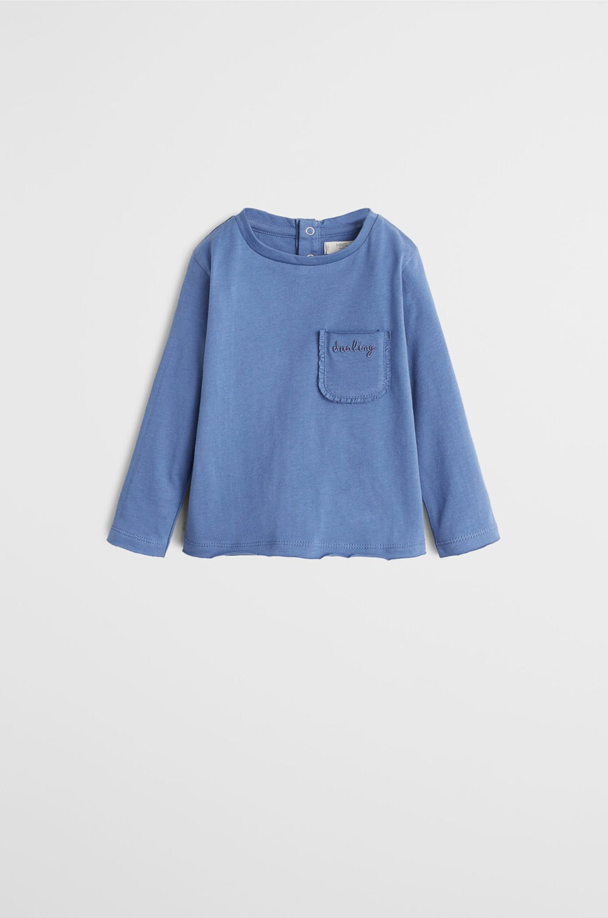 Mango Kids Детска риза с дълги ръкави Brillo5 80-104 cm - Pepit.bg