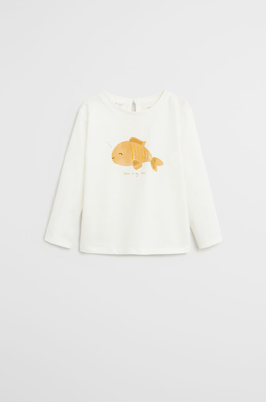 Mango Kids Детска риза с дълги ръкави Cito 80-104 cm - Pepit.bg