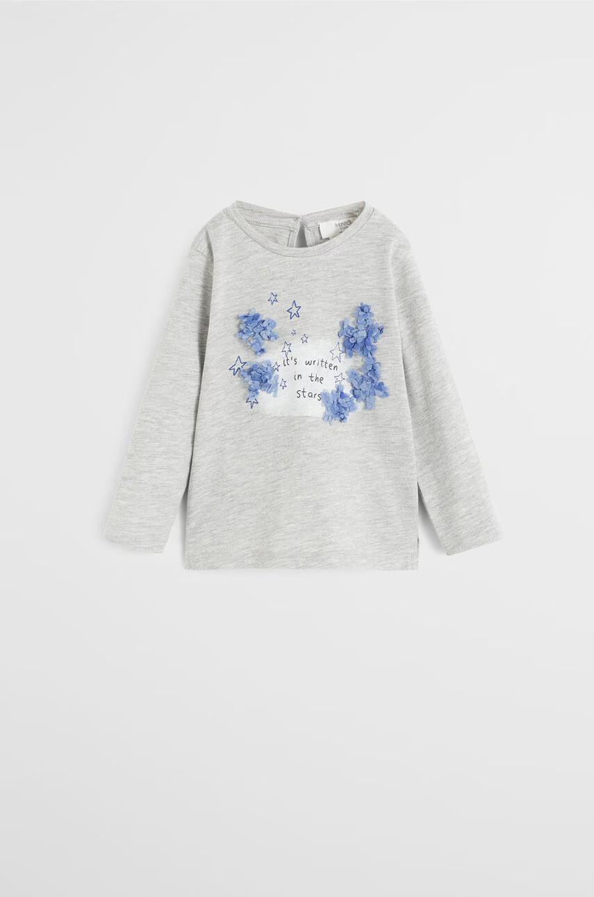 Mango Kids Детска риза с дълги ръкави Elena 80-104 cm - Pepit.bg