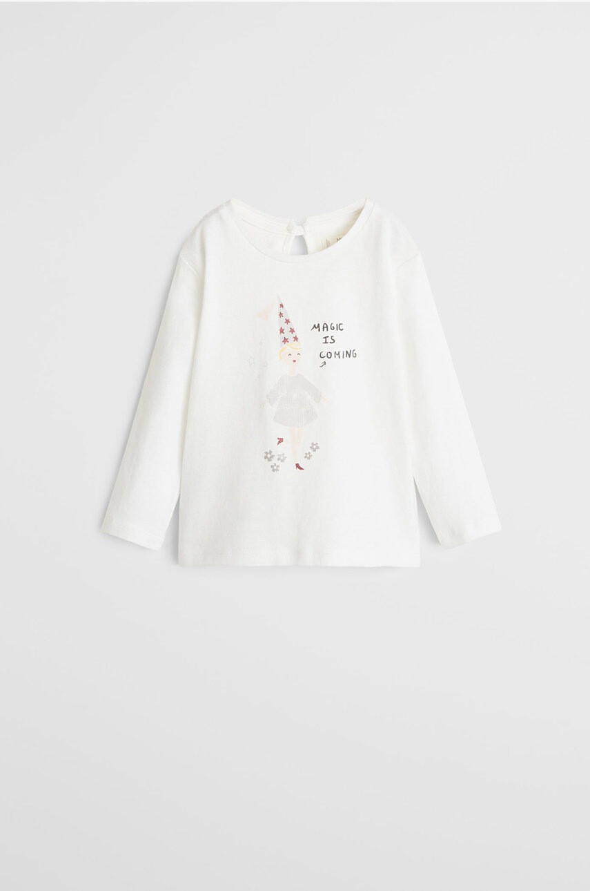 Mango Kids Детска риза с дълги ръкави HADA 80-104 cm - Pepit.bg