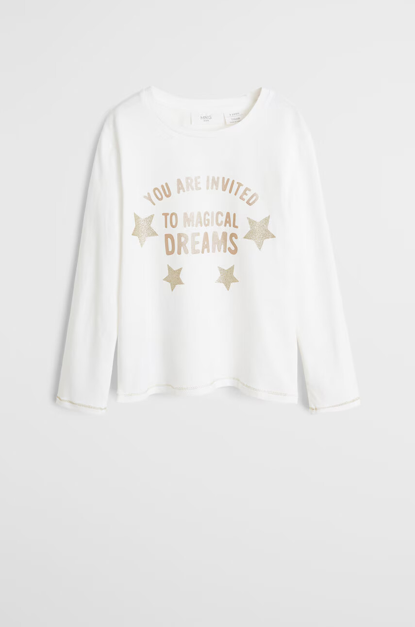 Mango Kids Детска риза с дълги ръкави Magical 110-164 cm - Pepit.bg