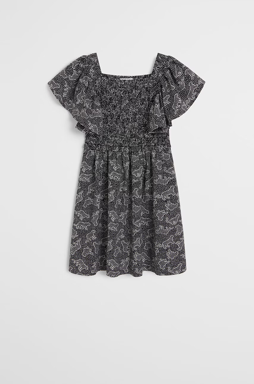 Mango Kids Детска рокля Africa 110-164 cm - Pepit.bg