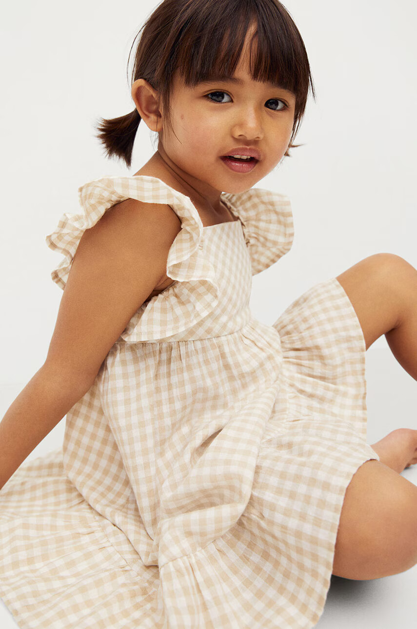 Mango Kids Детска рокля Ani 80-110 cm - Pepit.bg