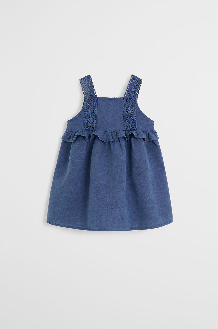 Mango Kids Детска рокля Barreiro 80-104 cm - Pepit.bg