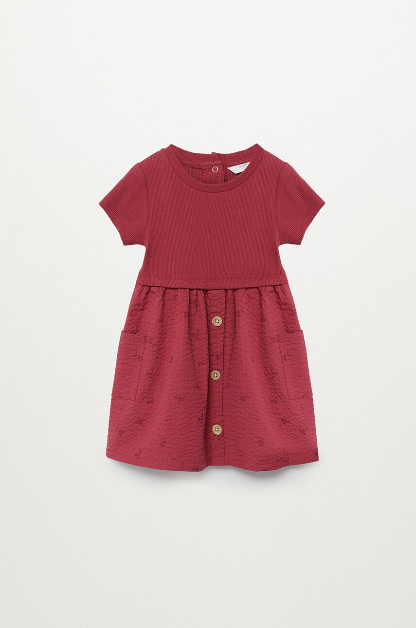 Mango Kids Детска рокля Berta 80-104 cm - Pepit.bg