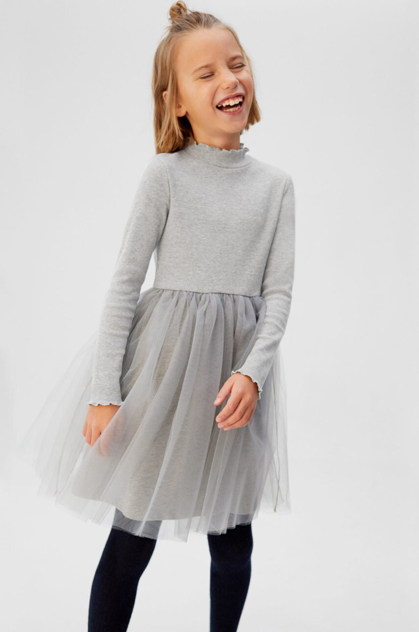 Mango Kids Детска рокля Boston 110-152 cm. - Pepit.bg