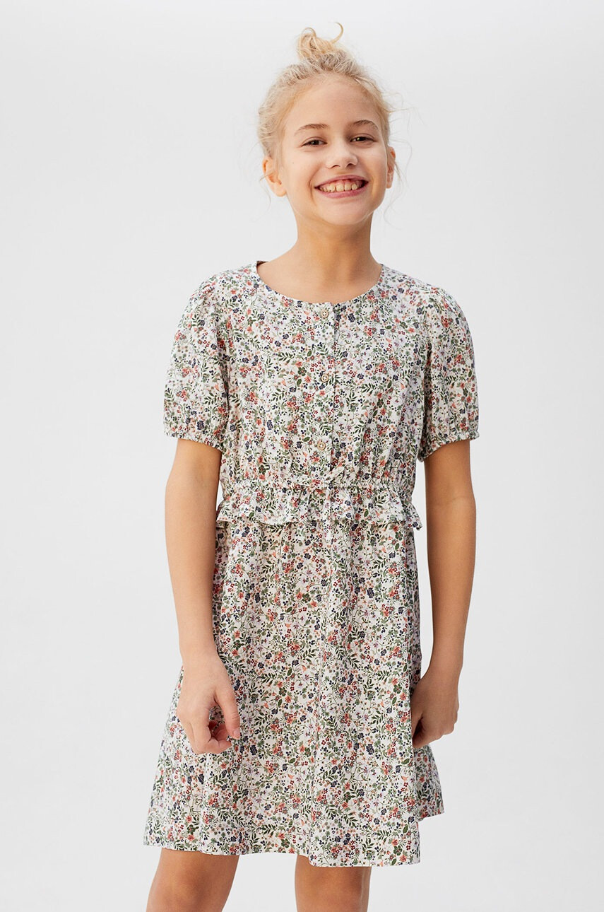 Mango Kids Детска рокля Carol 110-140 cm - Pepit.bg