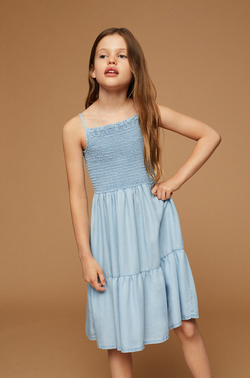 Mango Kids Детска рокля Casilda - Pepit.bg