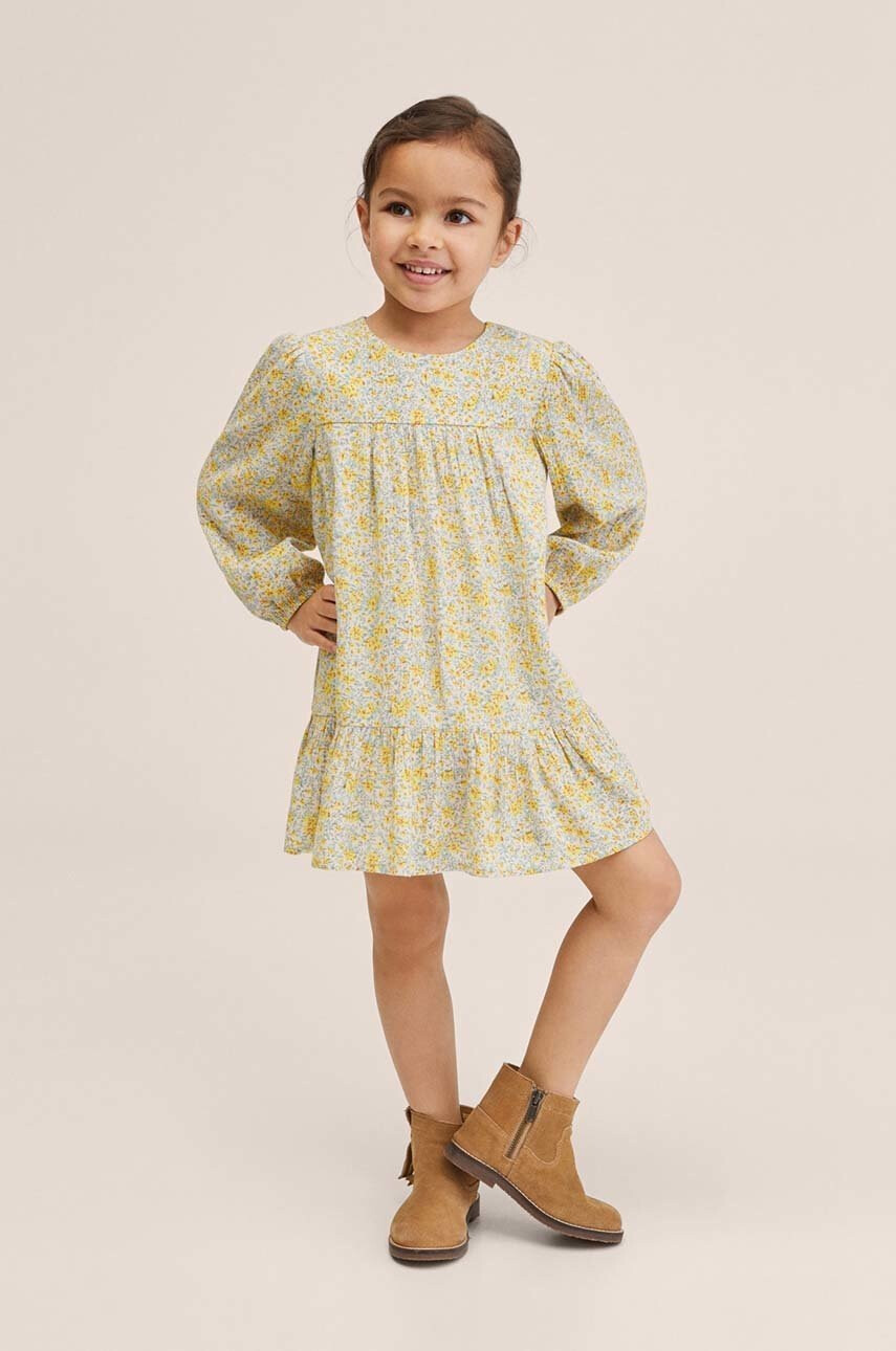 Mango Kids Детска рокля Garden - Pepit.bg