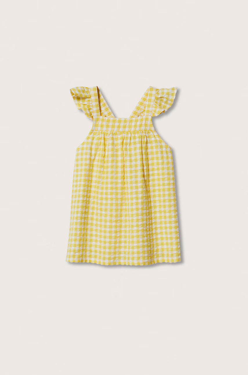 Mango Kids Детска рокля Limon - Pepit.bg
