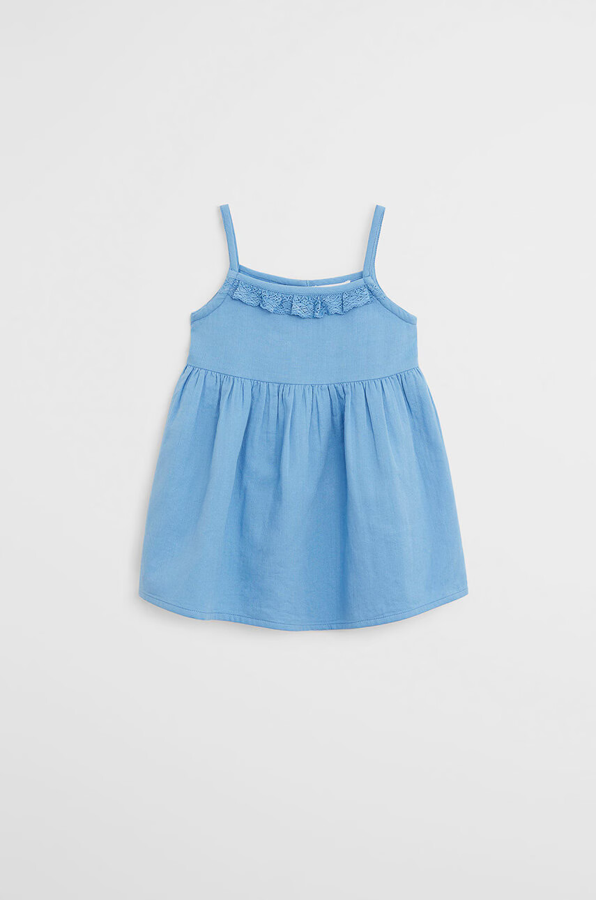 Mango Kids Детска рокля Linda 80-104 cm - Pepit.bg