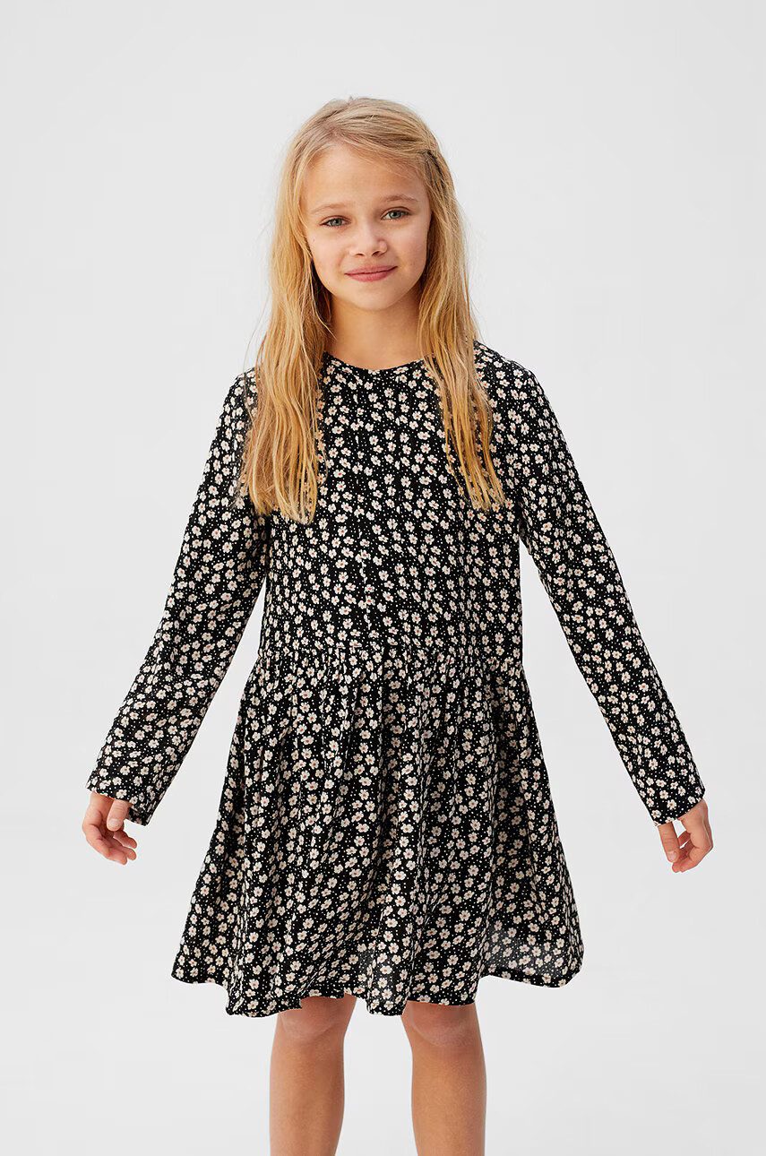 Mango Kids Детска рокля Margaret 110-164 cm - Pepit.bg