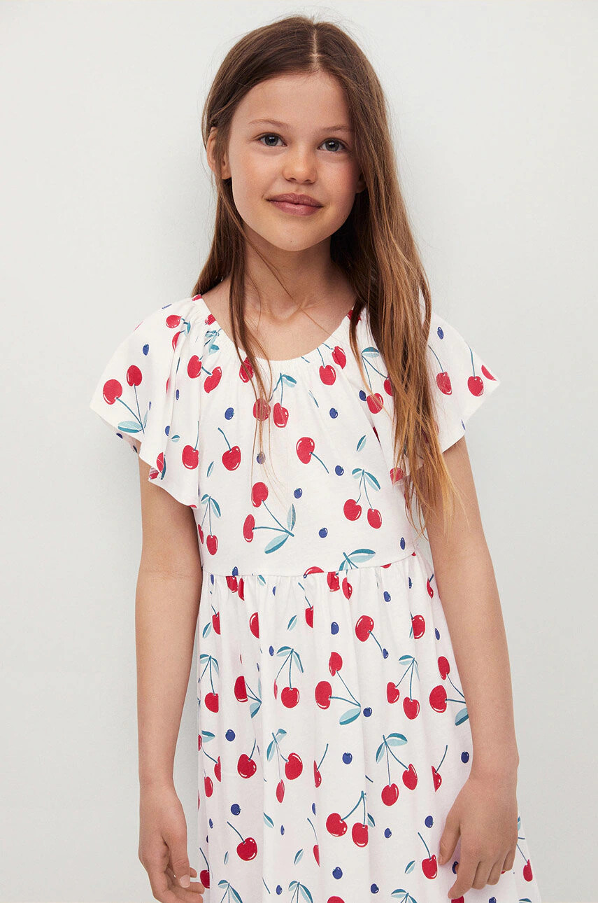 Mango Kids Детска рокля Martina 110-164 cm - Pepit.bg