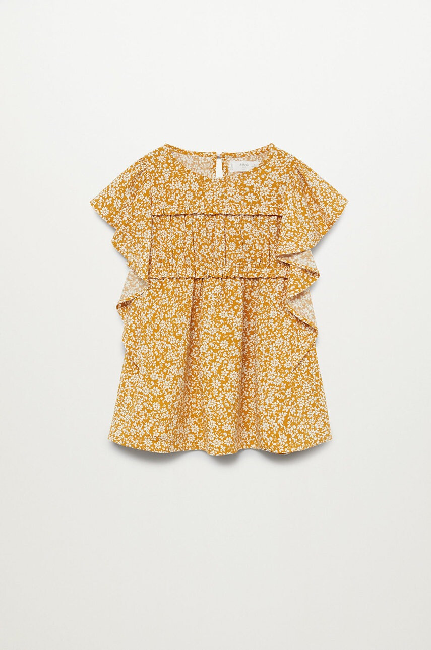 Mango Kids Детска рокля Moss 80-110 cm - Pepit.bg