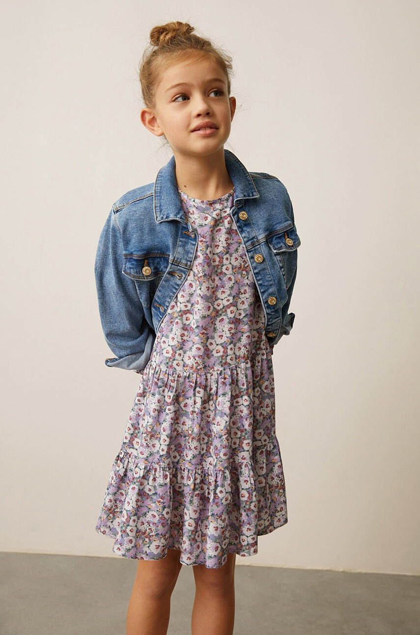 Mango Kids Детска рокля ODETTE - Pepit.bg