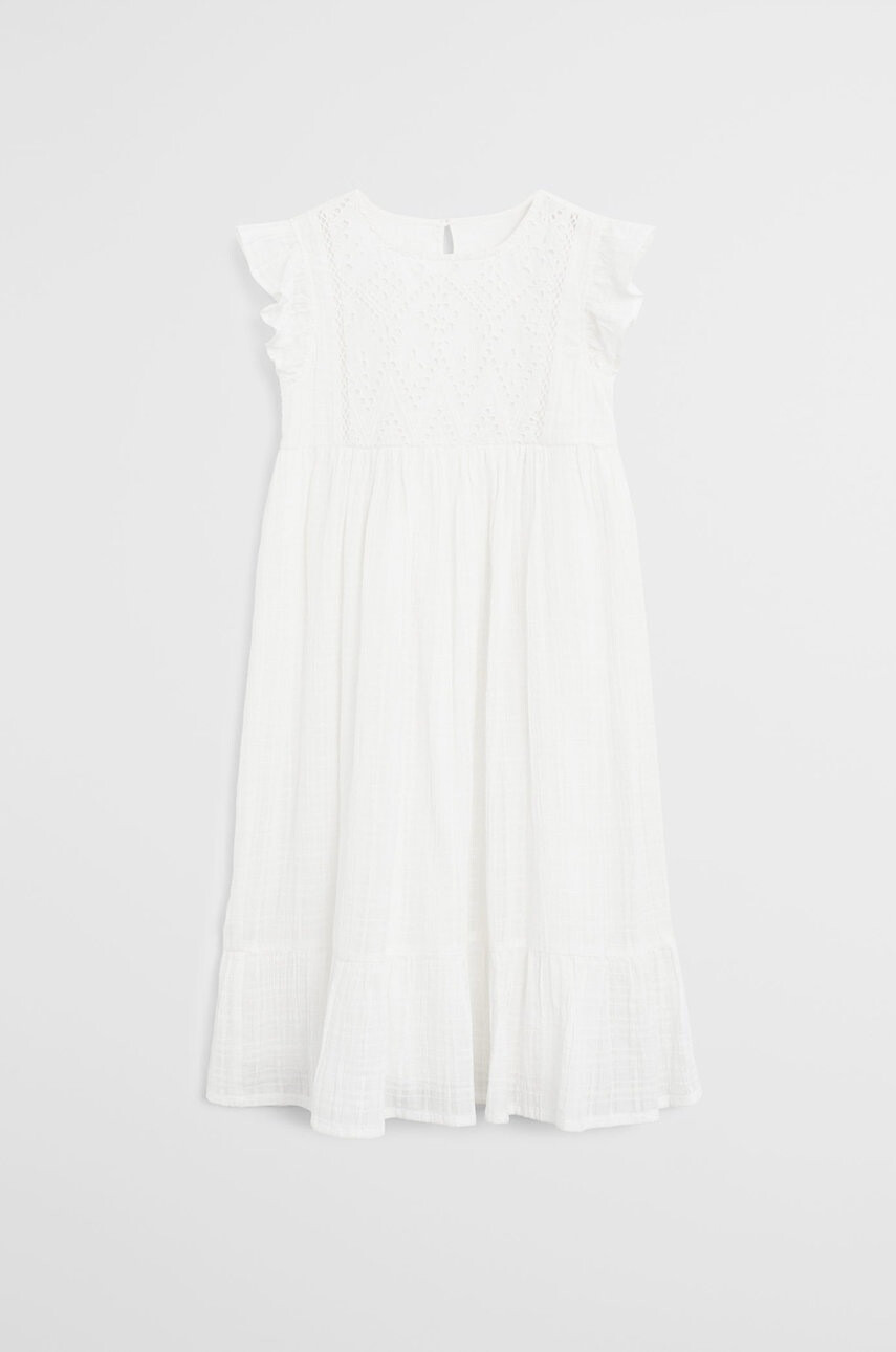 Mango Kids Детска рокля Ola 110-164 cm - Pepit.bg