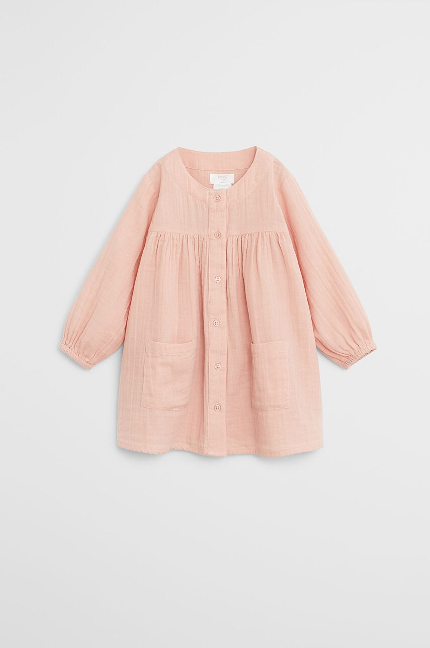 Mango Kids Детска рокля Pale 80-104 cm - Pepit.bg