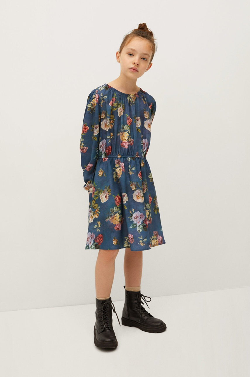 Mango Kids Детска рокля ROSAS - Pepit.bg