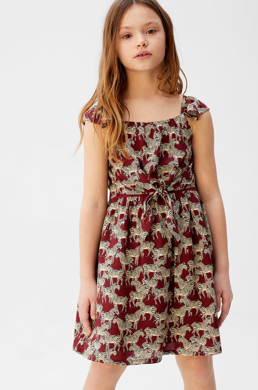 Mango Kids Детска рокля Sabana 110-164 cm - Pepit.bg