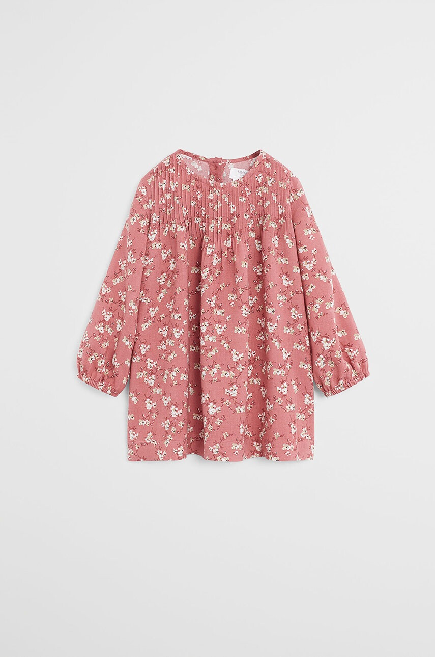 Mango Kids Детска рокля Soft 80-104 cm - Pepit.bg