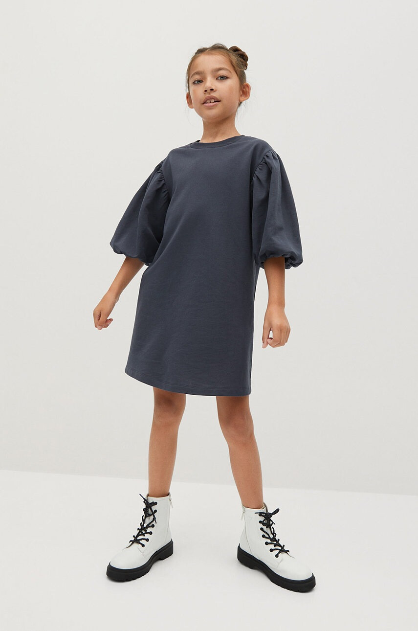 Mango Kids Детска рокля Tina 110-164 см - Pepit.bg