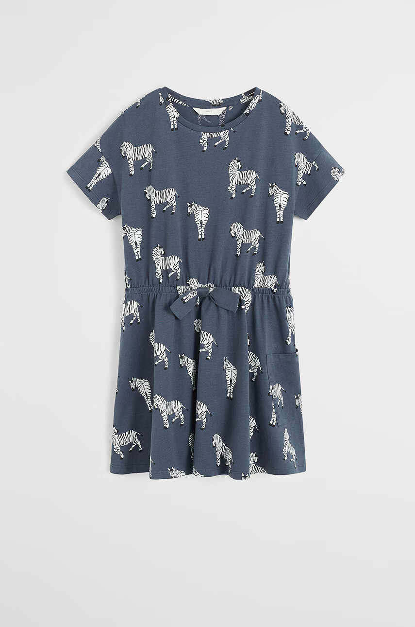 Mango Kids Детска рокля Vanesa 110-164 cm - Pepit.bg
