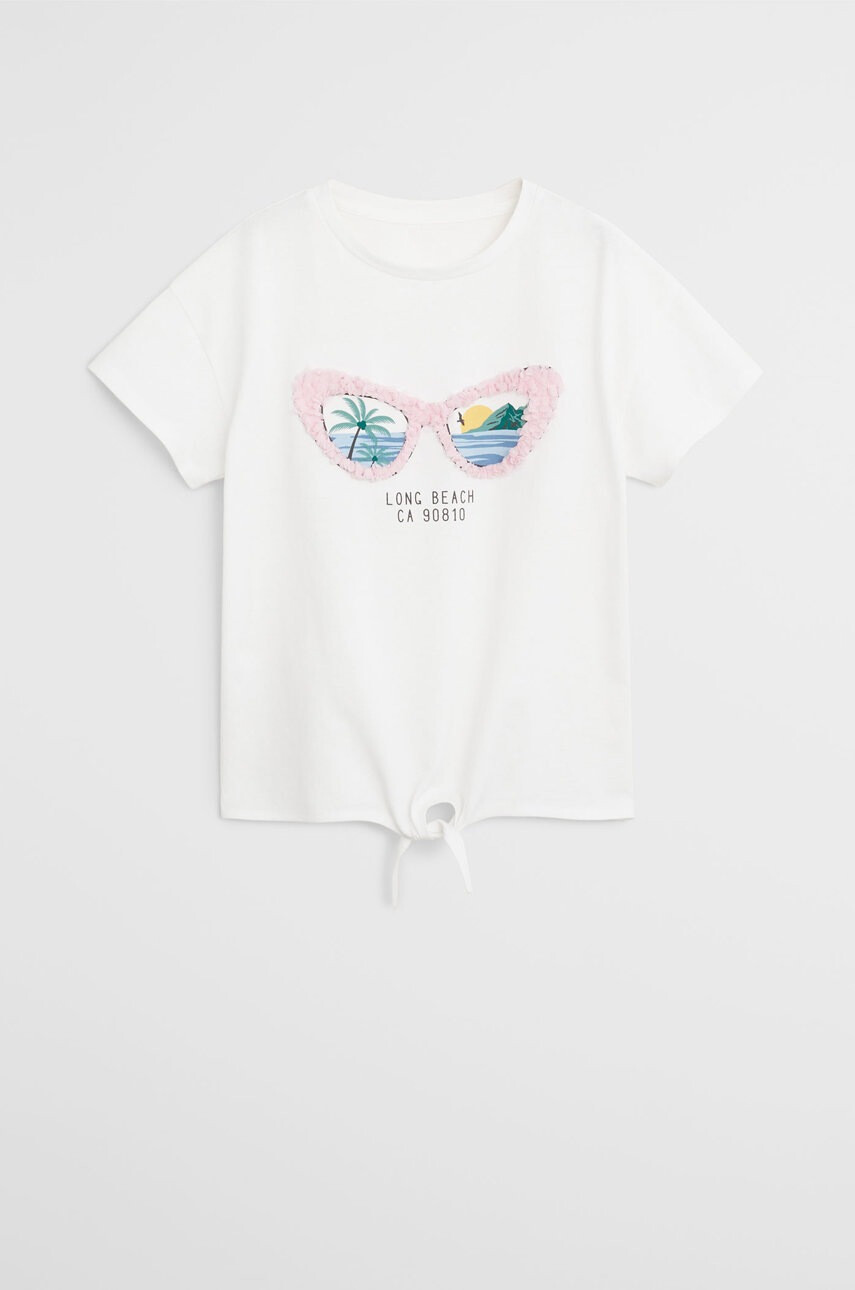 Mango Kids Детска тениска Beach 110-164 cm - Pepit.bg