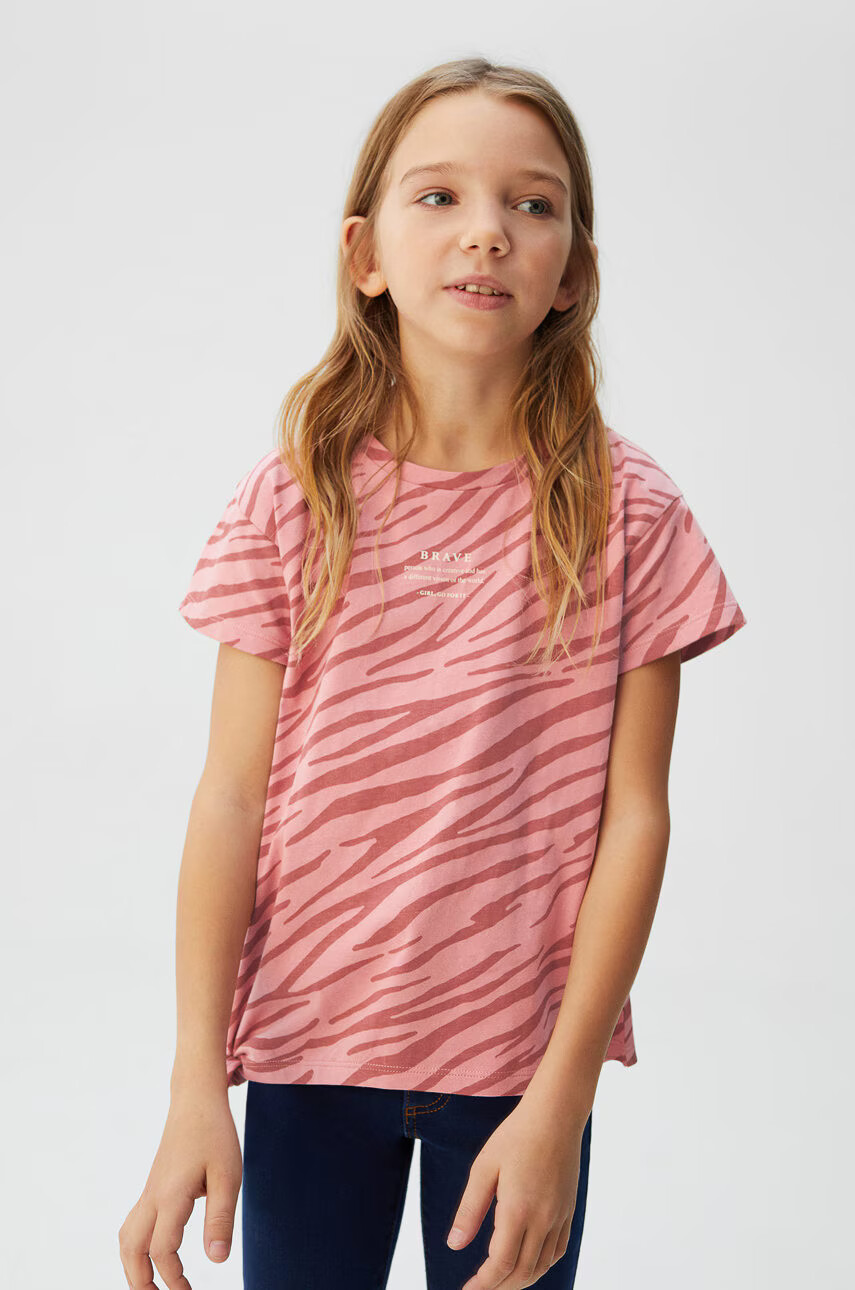Mango Kids Детска тениска Brave 110-164 cm - Pepit.bg