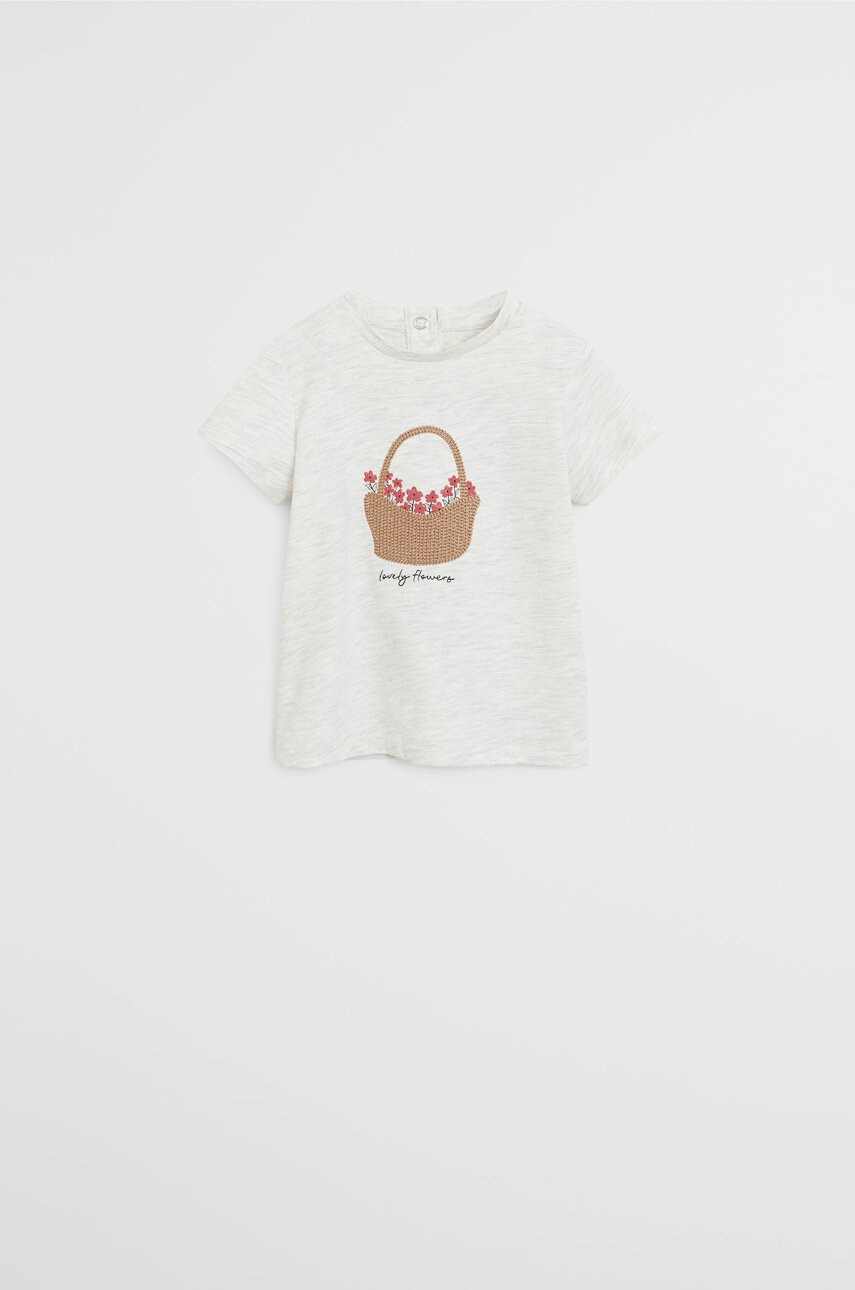 Mango Kids Детска тениска CESTA 80-104 cm - Pepit.bg