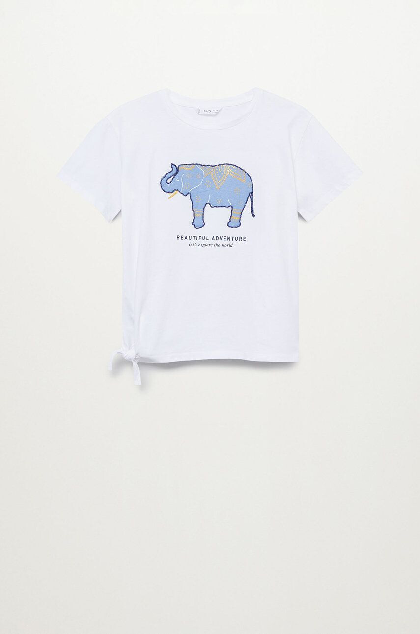 Mango Kids Детска тениска ELEPHANT - Pepit.bg