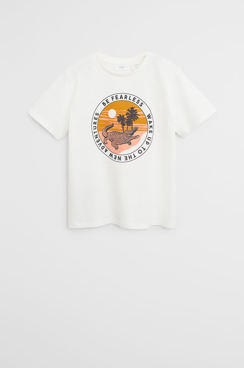 Mango Kids Детска тениска Fear 110-164 cm - Pepit.bg