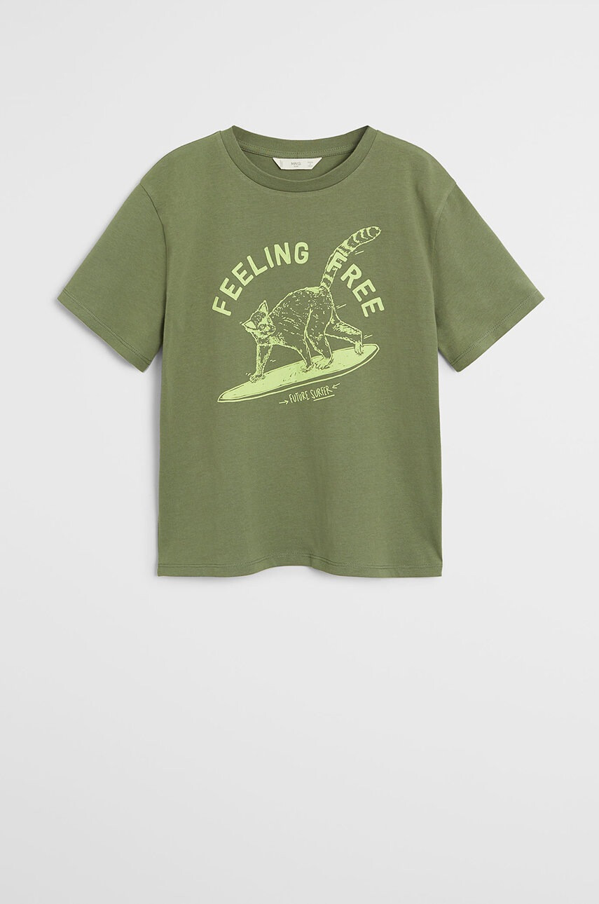 Mango Kids Детска тениска King 110-164 cm - Pepit.bg