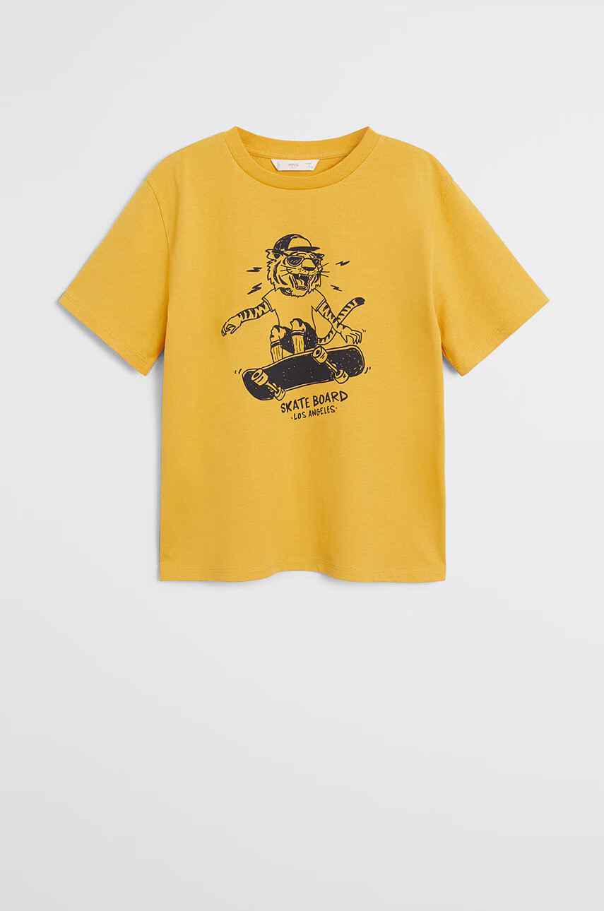 Mango Kids Детска тениска King 110-164 cm - Pepit.bg