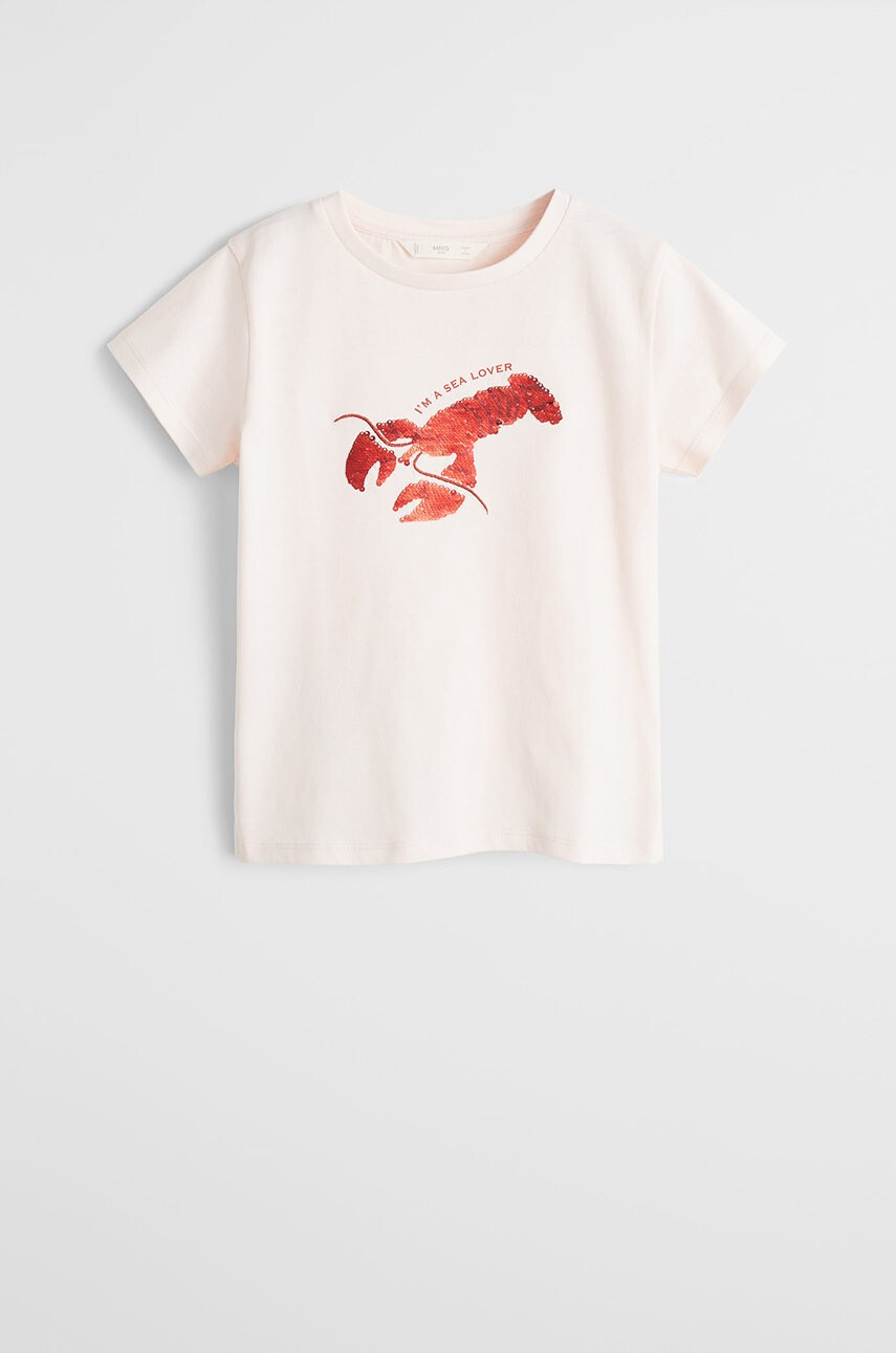 Mango Kids Детска тениска Laura 110-164 cm - Pepit.bg