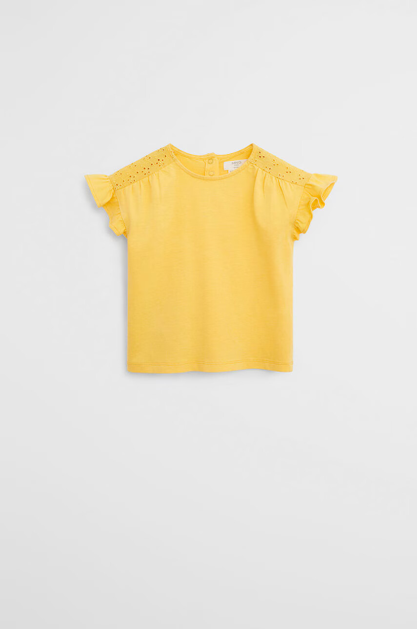 Mango Kids Детска тениска Linda 80-104 cm - Pepit.bg