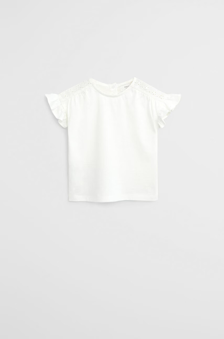 Mango Kids Детска тениска Linda 80-104 cm - Pepit.bg
