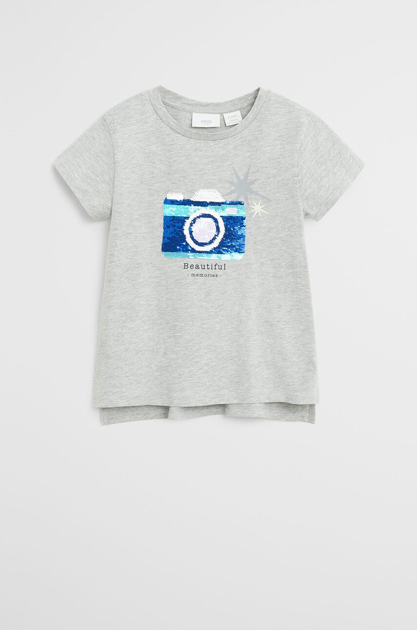 Mango Kids Детска тениска Lolly6 110-164 cm - Pepit.bg